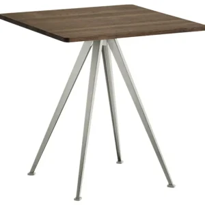HAY Tische-Pyramid Café Tisch 21, 70 x 70 cm, Beige - Eiche geräuchert