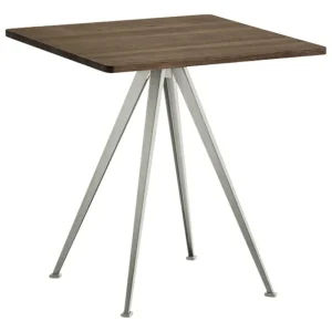 HAY Tische-Pyramid Café Tisch 21, 70 x 70 cm, Beige - Eiche geräuchert