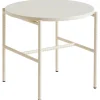 Kartell Tische-HAY Rebar Beistelltisch, 45 cm, Alabaster - beiger Marmor