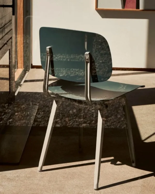 HAY Sitzgelegenheiten-Revolt Stuhl, beige - granitgrau 3.0