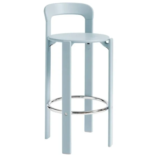 HAY Sitzgelegenheiten-Rey Barhocker, 75 cm, Schieferblau