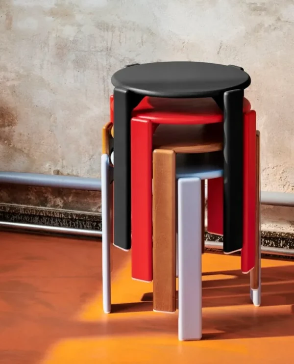 HAY Sitzgelegenheiten-Rey Hocker, scarlet red