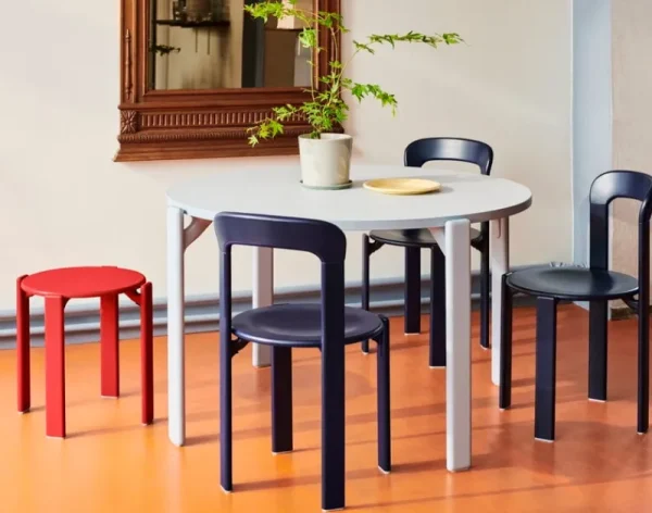 HAY Sitzgelegenheiten-Rey Hocker, scarlet red