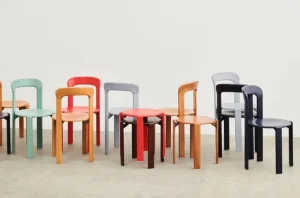 HAY Sitzgelegenheiten-Rey Hocker, umber brown