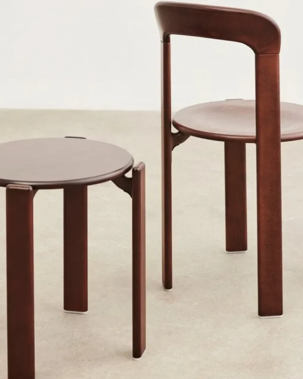 HAY Sitzgelegenheiten-Rey Hocker, umber brown