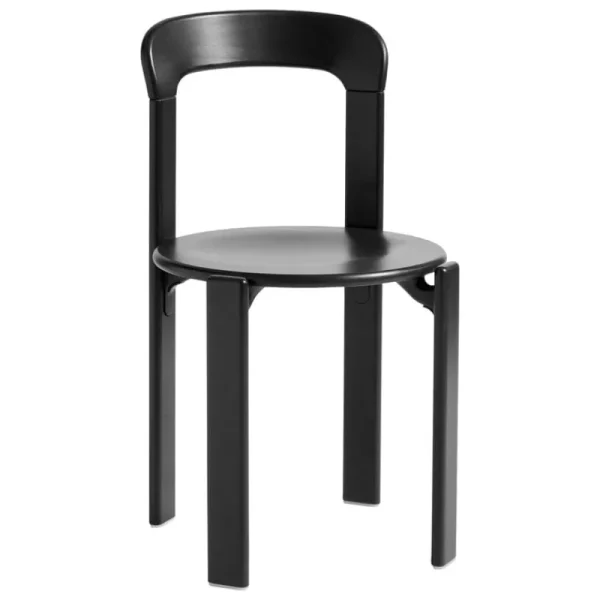 HAY Sitzgelegenheiten-Rey Stuhl, Tiefschwarz