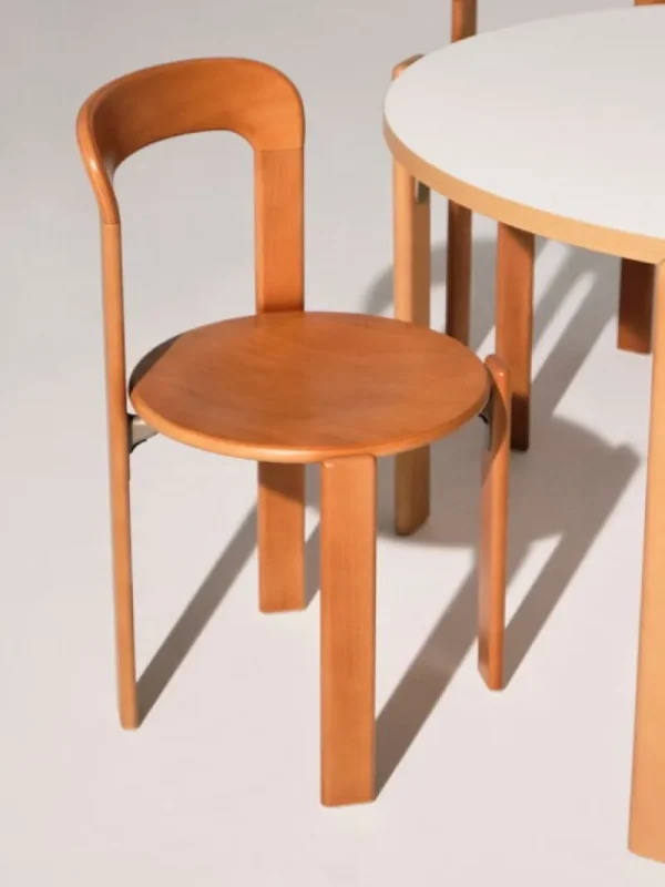HAY Tische-Rey Tisch, 128 cm, Gold - Elfenbeinweiß