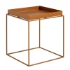 Viccarbe Tische-HAY Serviertisch mittel, quadratisch, Toffee