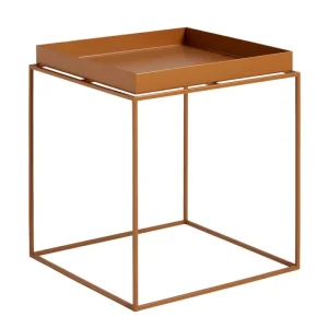 Viccarbe Tische-HAY Serviertisch mittel, quadratisch, Toffee