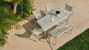 HAY Terrassenmöbel^Sessel Palissade, himmelgrau