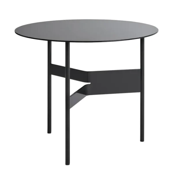 Wendelbo Tische-HAY Shim Couchtisch, Durchmesser 54 cm, Höhe 44 cm, schwarz