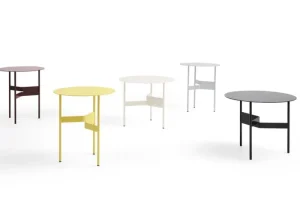 Wendelbo Tische-HAY Shim Couchtisch, Durchmesser 54 cm, Höhe 44 cm, schwarz