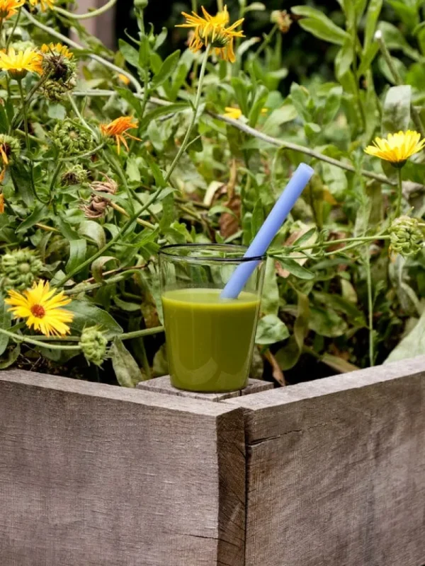 HAY Besteck^Sip Smoothie Strohhalme, 4 Stück, Glas
