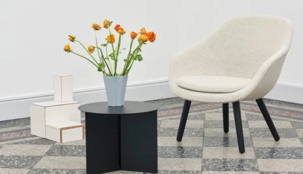 HAY Tische-Slit Tisch, 45 cm, schwarz