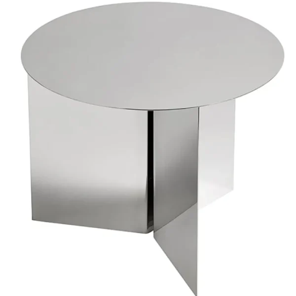 Wendelbo Tische-HAY Slit Tisch, 45 cm, Stahl poliert