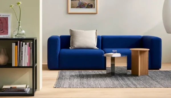 Wendelbo Tische-HAY Slit Tisch, 45 cm, Stahl poliert