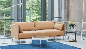Wendelbo Tische-HAY Slit Tisch, 45 cm, Stahl poliert