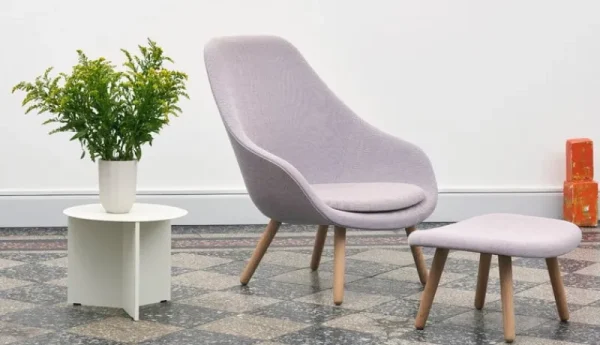 HAY Tische-Slit Tisch, 45 cm, weiß