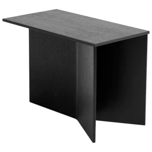 Asplund Tische-HAY Slit Wood Oblong Tisch, 50 x 28 cm, Schwarz