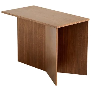 HAY Tische-Slit Wood Oblong Tisch, 50 x 28 cm, Walnuss lackiert