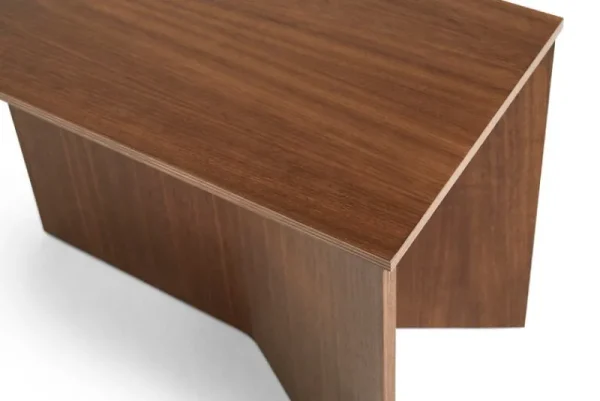 HAY Tische-Slit Wood Oblong Tisch, 50 x 28 cm, Walnuss lackiert