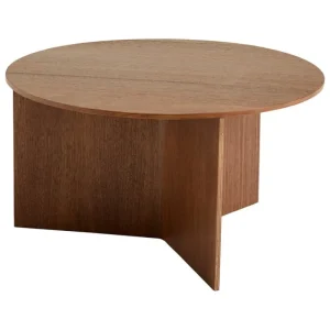 HAY Tische-Slit Wood Tisch, 65 cm, Walnuss lackiert