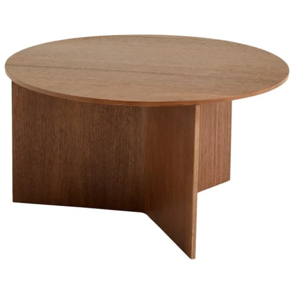 HAY Tische-Slit Wood Tisch, 65 cm, Walnuss lackiert