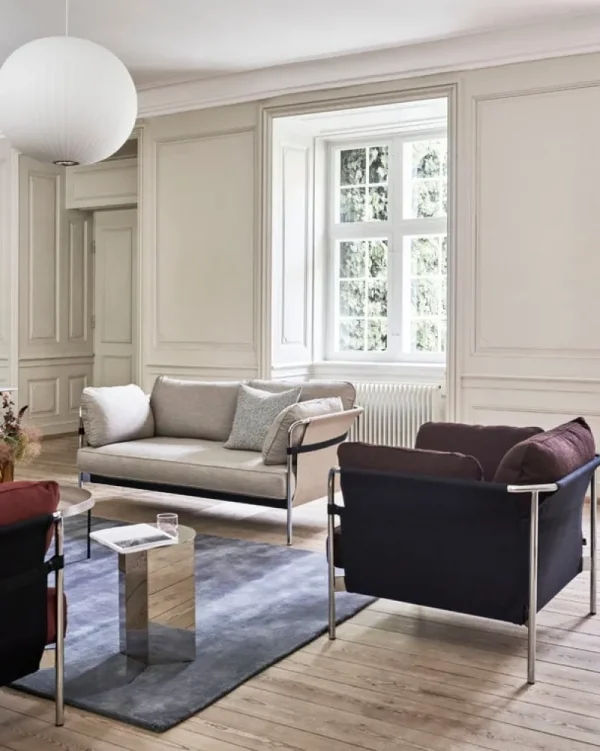 Hem Sofas Und Liegen-HAY Sofa Can, Dreisitzer, Linara 311 - naturbelassener Stramin - Chr