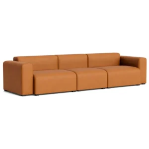 HAY Sofas Und Liegen-Sofa Mags Soft, 3-Sitzer, Comb.1 niedrige Armlehne, Sense 250