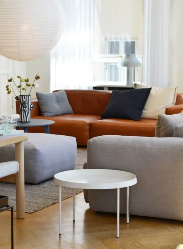 HAY Sofas Und Liegen-Sofa Mags Soft, 2,5-Sitzer, Comb.1 hohe Armlehne, Sense 250