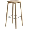 HAY Sitzgelegenheiten-Soft Edge 82 Barhocker, Eiche lackiert