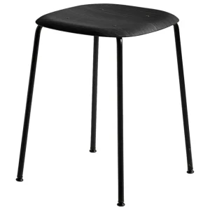 &Tradition Sitzgelegenheiten-HAY Soft Edge 70 Hocker, Schwarz