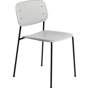 Vitra Sitzgelegenheiten-HAY Soft Edge 40 Stuhl, Schwarz – Soft Grey