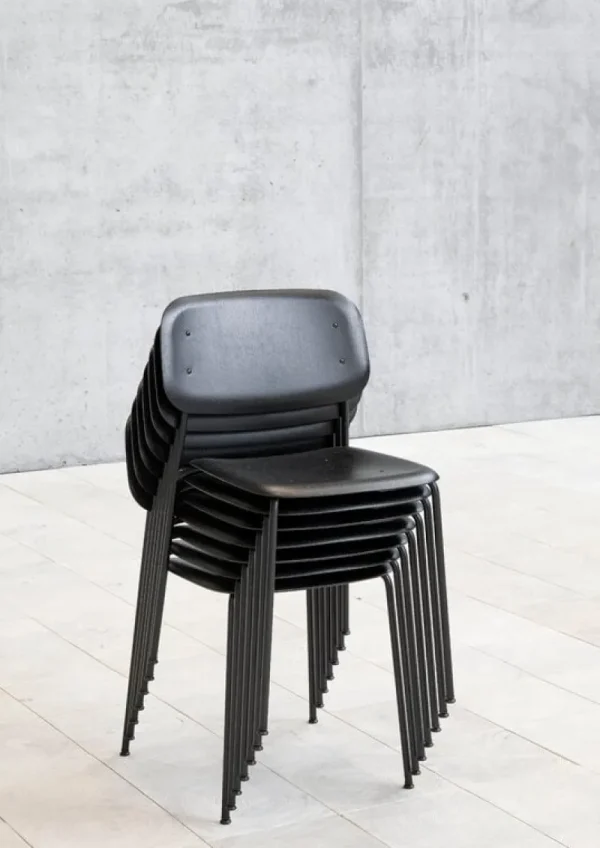 HAY Sitzgelegenheiten-Soft Edge 40 Stuhl, schwarz
