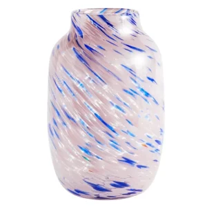 Ku00e4hler Vasen-HAY Splash Vase, 30 cm, Hellrosa – Blau