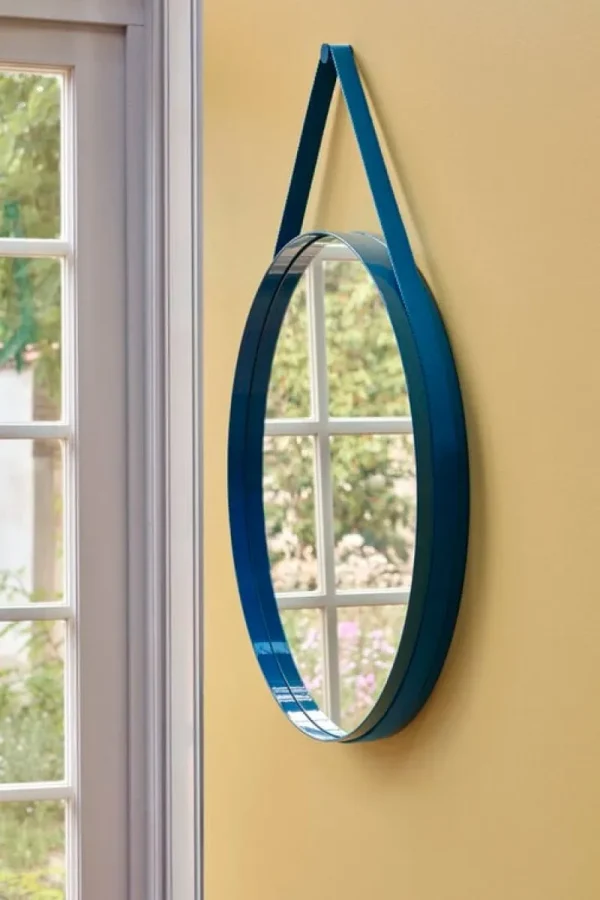 HAY Badezimmerspiegel | Spiegel^Strap Spiegel, No 2, groß, Blau