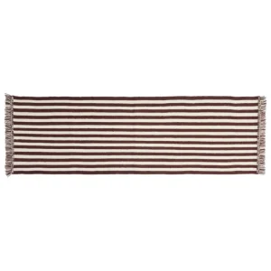 HAY Teppiche Und Läufer^Stripes and Stripes Wollteppich, 200 x 60 cm, Cremeweiß