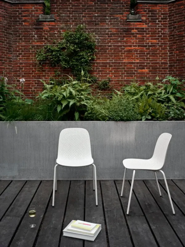 HAY Terrassenmöbel^Stuhl 13Eighty, grauweiß – kreideweiß
