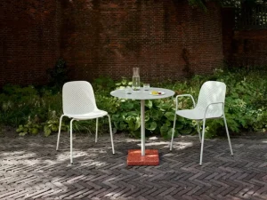 HAY Terrassenmöbel^Stuhl 13Eighty, grauweiß – kreideweiß