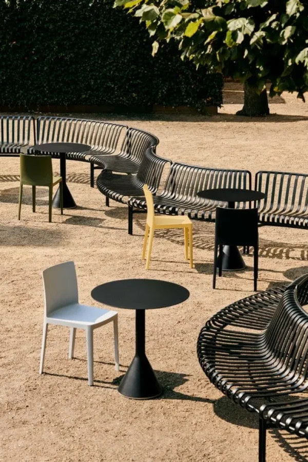 HAY Terrassenmöbel | Sitzgelegenheiten^Stuhl Élémentaire, blau-grau