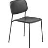 HAY Sitzgelegenheiten-Stuhl Soft Edge 45, schwarz