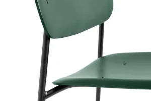 Made by Choice Sitzgelegenheiten-HAY Stuhl Soft Edge 45, schwarz – jagdgrün