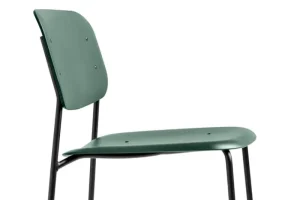 Made by Choice Sitzgelegenheiten-HAY Stuhl Soft Edge 45, schwarz – jagdgrün