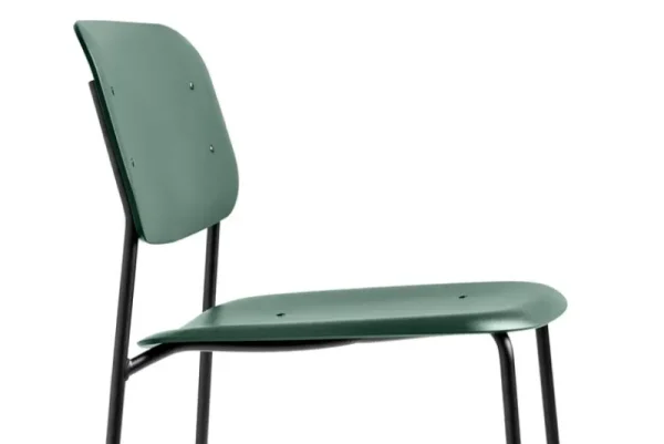 Made by Choice Sitzgelegenheiten-HAY Stuhl Soft Edge 45, schwarz – jagdgrün