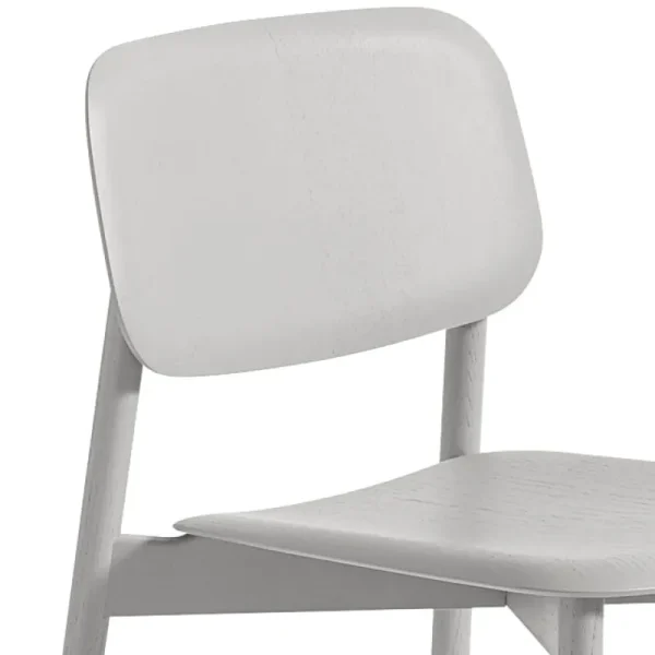 Vitra Sitzgelegenheiten-HAY Stuhl Soft Edge 60, zartgrau