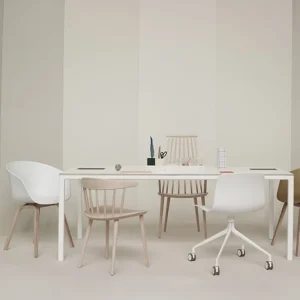 Wendelbo Tische-HAY T12 Tisch, weißes Laminat