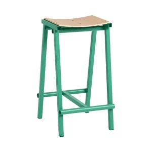 &Tradition Sitzgelegenheiten-HAY Taburete 8 Barhocker, niedrig, 65 cm, sanfte Jade - Eiche lackiert