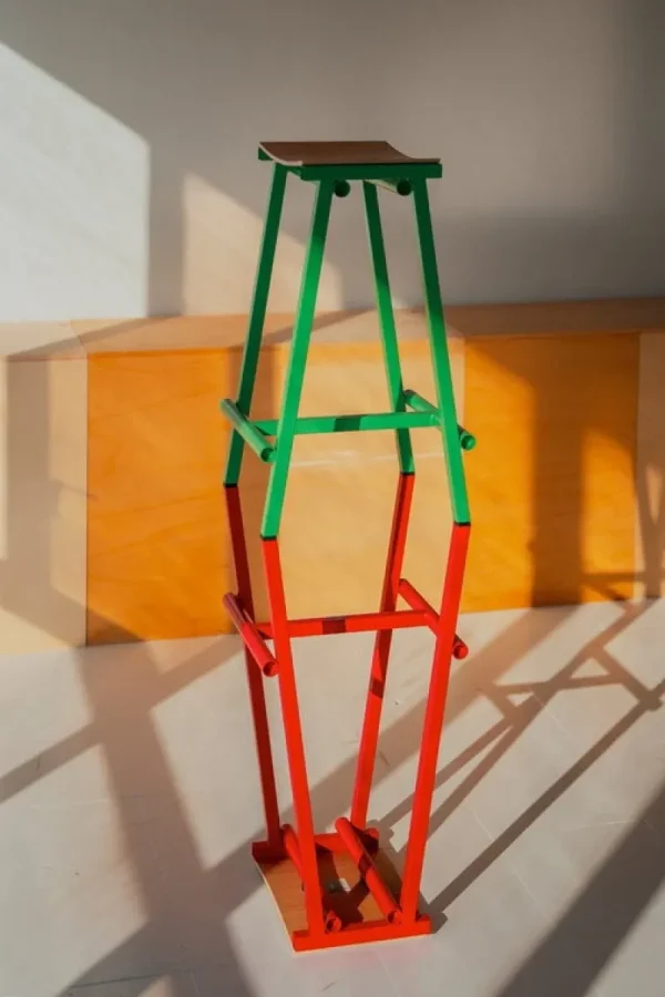 &Tradition Sitzgelegenheiten-HAY Taburete 8 Barhocker, niedrig, 65 cm, sanfte Jade - Eiche lackiert