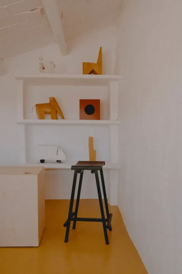 Vitra Sitzgelegenheiten-HAY Taburete 8 Barhocker, niedrig, 65 cm, schwarz - schwarz Eiche