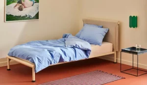 HAY Betten-Tamoto Bett, 90 x 200 cm, Bone - Metaphor 030